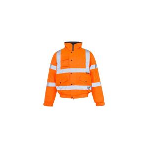 Large Orange WorkGlow® Hi-Vis Bomber Jacket   